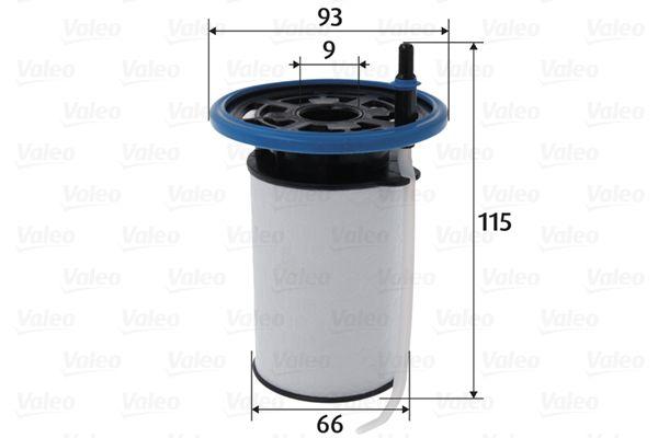 Valeo 587103 Fuel Filter Heated Comdo D / Doblo 1.3-1.6 D