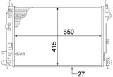 MAHLE Radiator for Vectra.C 2.2i-D — Radiators & Fans