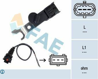 FAE 79167 Camshaft Sensor - Cable Type for Omega B, Astra F, Vectra A — Timing