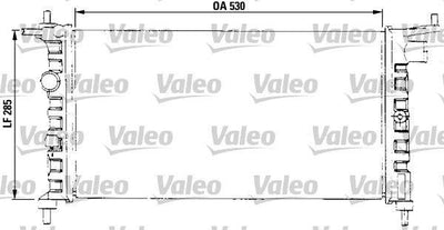 Valeo 731013 Motor Water Radiator M,T (Mechanical) /(A/C excluding) Corsa B X12sz C14nz X14xe X16xe — Radiators & Fans