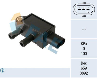 FAE 16159 Pressure Sensor Golf VII Passat Crafter T6 1.6 TDI 2.0 TDI 13> — Vehicle Sensors & Switches