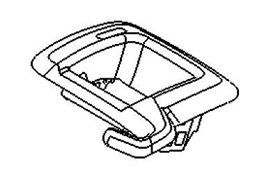 PSA 13237803 Right Koltuk Yatırma Latch Cover Corsa D — Handles, Locks & Latches