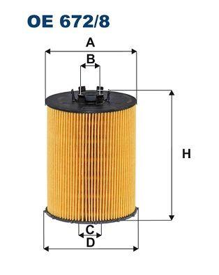 Filtron OE6728 Oil Filter BMW 5 (E60) 540 i 05-07 | Set of 12