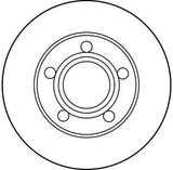 TRW DF2651 Disc Brake - Compatible with Passat B5 & B5 Variant — Brake Rotors & Drums