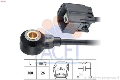 Facet 9.3105 Knock Sensor Ford Focus II Mondeo 07 Volvo C30 S40 II Jaguar Xe Xf Xj — Engine Management Sensors