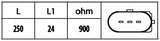 HELLA Crankshaft Position Sensor - 12V, 900 Ohm for VW Passat & Jetta — Engine Management Sensors