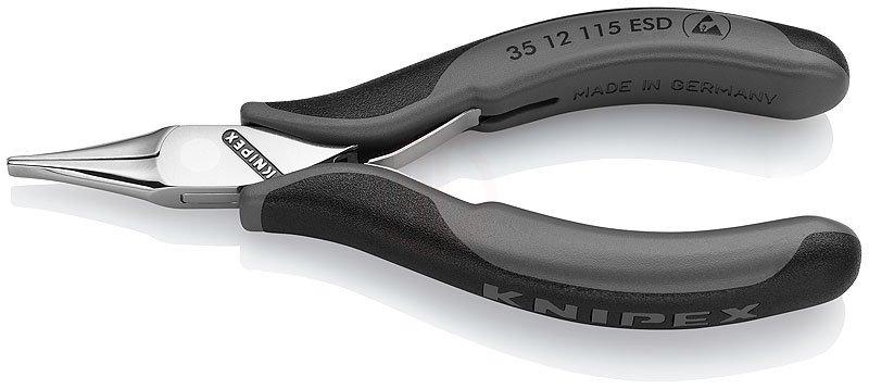 Knipex 35 12 115 ESD Electronics Long Nose Pliers 115 mm, ESD