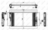 NRF Motor Coolant Radiator - Compatible with BMW N13 N47 — Radiators & Fans