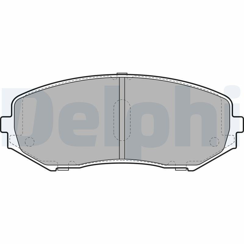Delphi LP2001 Brake Pad Front Suzuki Grand Vitara I-II 1.6-2.0 4x4 1.9 DDiS 98-15 — Brake Pads