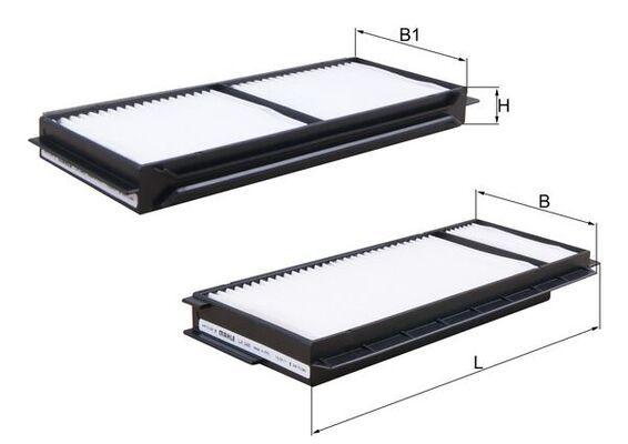 Mahle LA346-S Cabin Air Filter Mazda 3 (Bk) 1.6 03-08 — Air & Cabin Filters