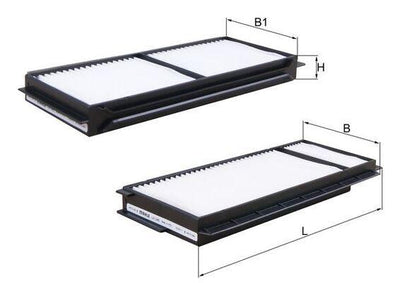 Mahle LA346-S Cabin Air Filter Mazda 3 (Bk) 1.6 03-08 — Air & Cabin Filters