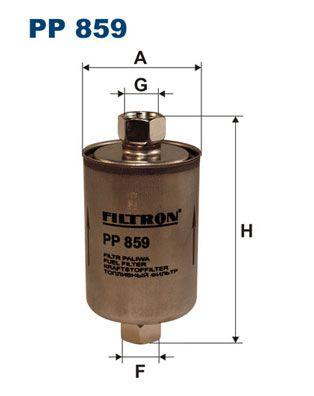 Filtron PP859 Diesel Filter Land Rover Range Rover II/Discovery II/Defender 95-02 4x4