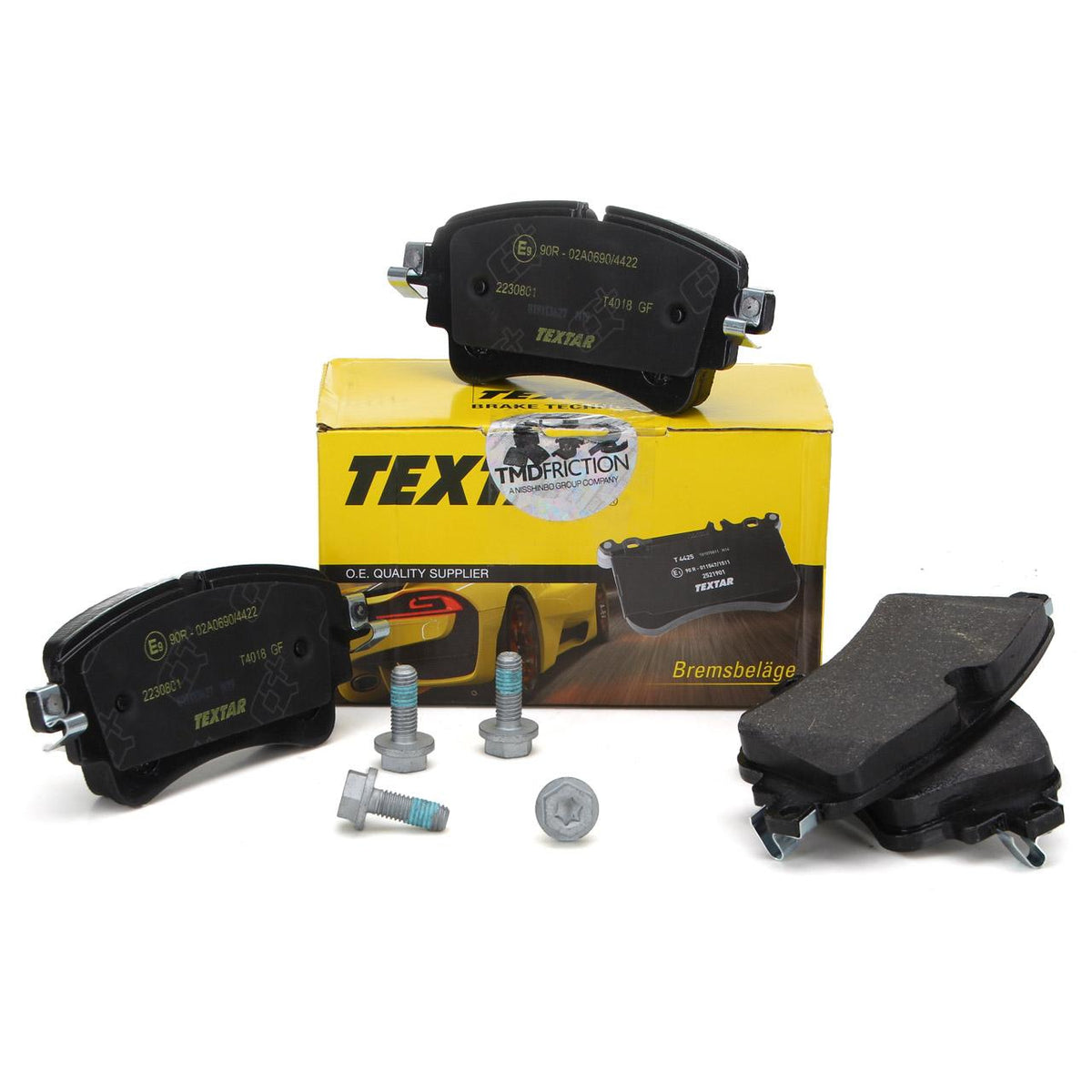 TEXTAR Brake Pads 2230801 - Rear for Audi A4 B9 A5 F5 A6 C8 A7 A8 Q5 Q7 VW Touareg