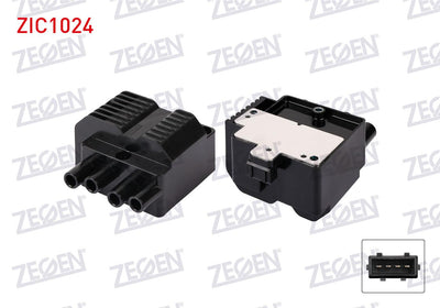 Zegen ZIC1024 Ignition Coil Opel Astra F 1.4i 1991-1998 / Astra F 1.6i 1991-1998 / Corsa B 1.2i 1993-2000 / C — Coils & Plugs