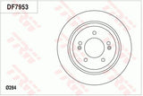 TRW DF7953 Disc Brake for Electronic Handbrake Vehicles - 2 Pieces — Brake Cables & Hardware