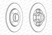 ferodo rear brake disks, ferodo ddf1517-1 brake disks FERODO DDF1517-1 | Rear Brake Disks for 98-Clio II and Megane I - 2 Pack | Durable Design FERODO Rear Brake Disks DDF1517-1 | 2 Pack ferodo, rear-brake-disks, brake-disks, car-parts, 98-clio-ii, megane-i, auto-repair, mechanics, two-pack, ai-generated