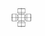 GKN U167 Universal Joint - E-53-U 167 — Axles, CV Joints & Boots