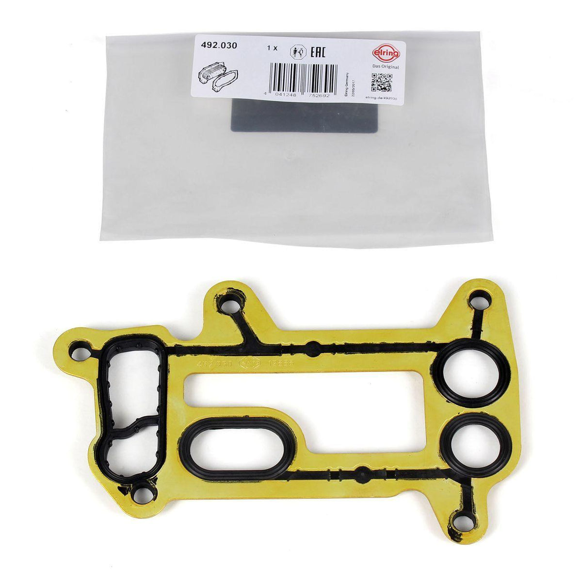 Elring 492.030 BMW E60 520d N47 Oil Cooler Gasket — Oil System