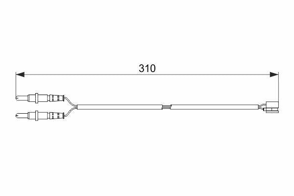BOSCH Brake Cable 1987474519 - Automotive Users — Brake Cables & Hardware