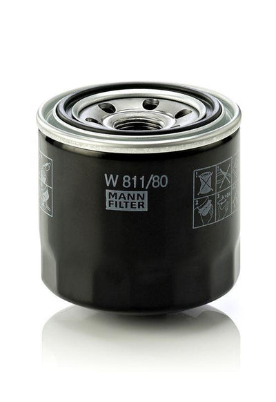 Mann W811-80 Oil Filter Campo 91-01 Econovan 86-92 Hyundai Accent I 94-02 Accent II 99-05 1.3 1.5 2.0 D 2.3