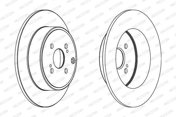 ferodo-ddf1421-rear-brake-disc, rear-brake-disc-for-toyota-corolla FERODO DDF1421 Rear Brake Disc - Durable Design for Toyota Corolla 1.4 D4D & 1.6 VVTI | 279mm Ferodo DDF1421 Rear Brake Disc for Toyota Corolla ferodo, brake-disc, toyota-corolla, car-parts, automotive, mechanic-tools, car-maintenance, brake-repair, rear-brake-disc, ai-generated