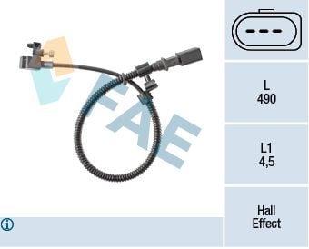 FAE 79384 Crank Position Sensor - Compatible with Golf IV, Bora and 2 more models — Vehicle Sensors & Switches