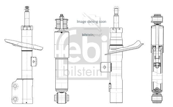 Febi Bilstein 1002607 Front Left Shock Absorber Gas Charged C4 Cactus 14 > — Shocks & Struts