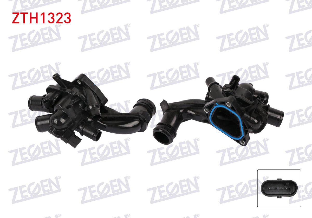 Zegen ZTH1323 Thermostat Complete with Switch 102 C Citroen C3 II 1.4 VTI — Water Pump & Thermostat