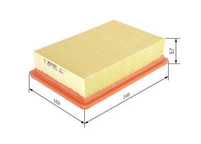 Bosch 1457433265 Air Filter Fiat Bravo-Brava-Marea 1.4-1.6-2.0 / Alfa 145-146 — Air & Cabin Filters
