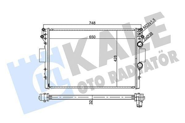 Kale Motor Water Radiator - Daily III 99-06 (Mt) — Radiators & Fans