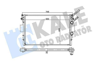 Kale Motor Water Radiator - Daily III 99-06 (Mt) — Radiators & Fans
