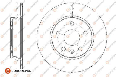 Eurorepar 1676009580 Brake Disc Front (Order Closed) Insignia A Bm 09 — Brake Rotors & Drums