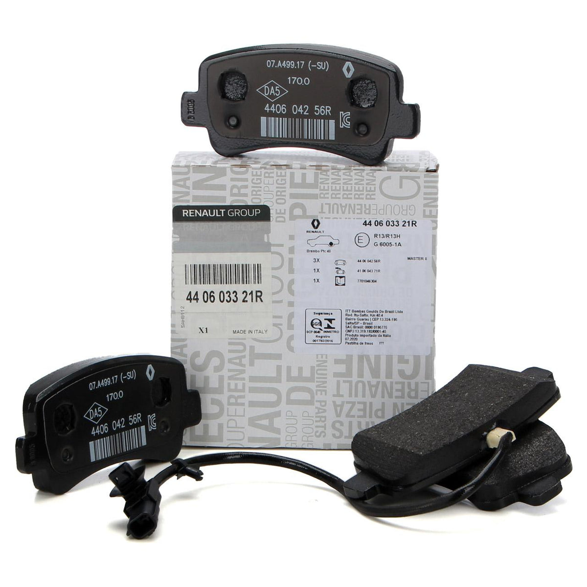 MAIS Rear Brake Pad 440603321R - Compatible with Master III and Movano — Brake Pads