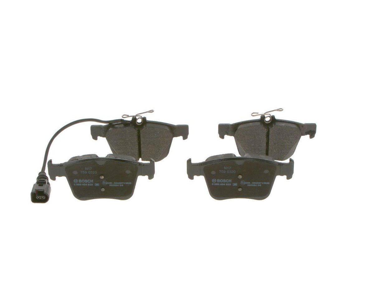 Bosch 0986494835 Brake Pad Rear Audi A3 Quattro Sportback 15- — Brake Pads