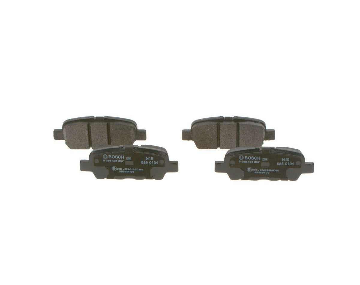 Bosch 0986494857 Brake Pad Rear Juke Qashqai X-Trail — Brake Pads
