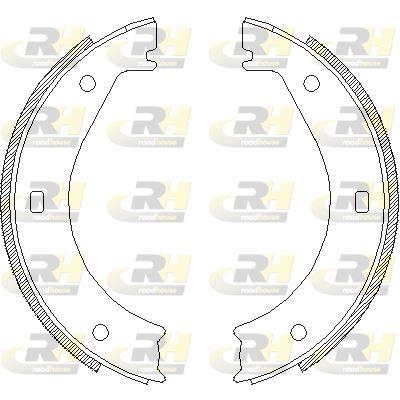 ROADHOUSE 4404.00 Brake Shoe Set — Brake Cables & Hardware