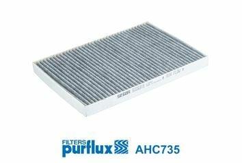 PURFLUX AHC735 Carbon Cabin Filter for Tesla Model S - Active Carbon Filter for Enhanced Air Quality — Air & Cabin Filters