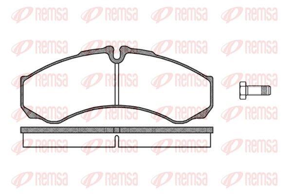 REMSA 0651.10 Brake Pad — Brake Pads