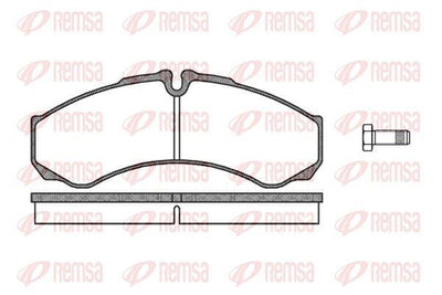 REMSA 0651.10 Brake Pad — Brake Pads
