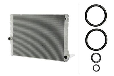 Hella 8MK366301-791 Radiator BMW F01/F02/F03/F04 N63/N63N/N74 08-15 — Radiators & Fans