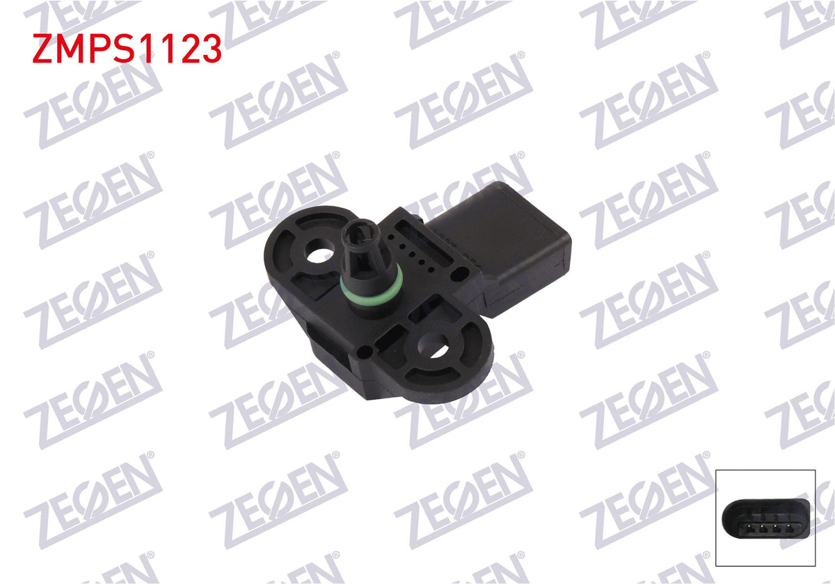 Zegen ZMPS1123 Map Sensor Audi A3 1.6, 1.2 TSI and 4 more models — Engine Management Sensors