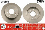 TRW DF2592 Disc Brake Rear — Brake Rotors & Drums