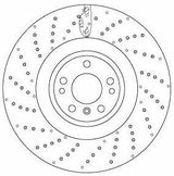 TRW DF6687S Disc Brake Set - 2 Pieces — Brake Rotors & Drums
