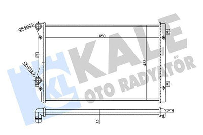 Kale 356985 Radiator Golf V/VI, Jetta III/IV and 8 more models — Radiators & Fans