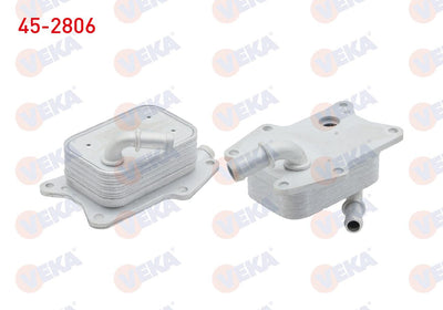 Veka 45-2806 Oil Cooler Single with Gasket Mercedes (X204) 2013-2015 / (W204) 2008-2014 / (W205) 2014-/ (W212) 2 — Oil System
