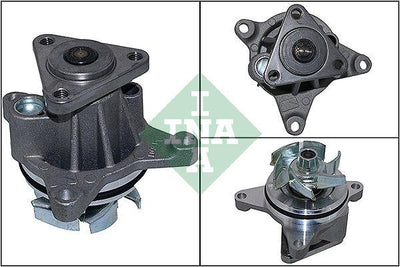 INA 538026110 Water Pump Ford C-Max Fiesta Focus Galaxy Kuga Mondeo Mazda 3 5 6 Volvo C30 S40 S60 S — Water Pump & Thermostat