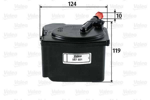 Valeo 587501 Diesel Filter Berlingo C3 C4 C5 Xsara Picasso P206 P207 P307 C5 II C5 III Partner Tepe Berlingo — Fuel Delivery