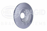HELLA Pagid Rear Brake Disc 8DD355109-941 — Brake Rotors & Drums