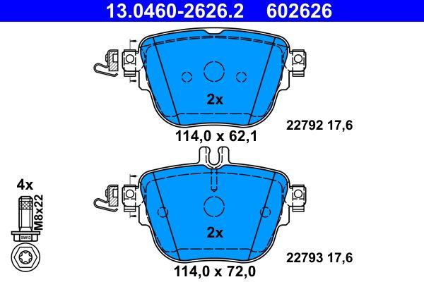 ATE 13.0460-2626.2 Brake Pad Set — Brake Pads