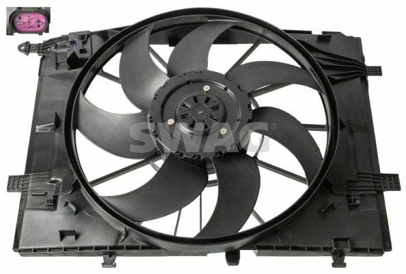 SWAG Fan Motor + Shroud 33100454 - Reliable Cooling Solution — Motors, Pumps & Antennas